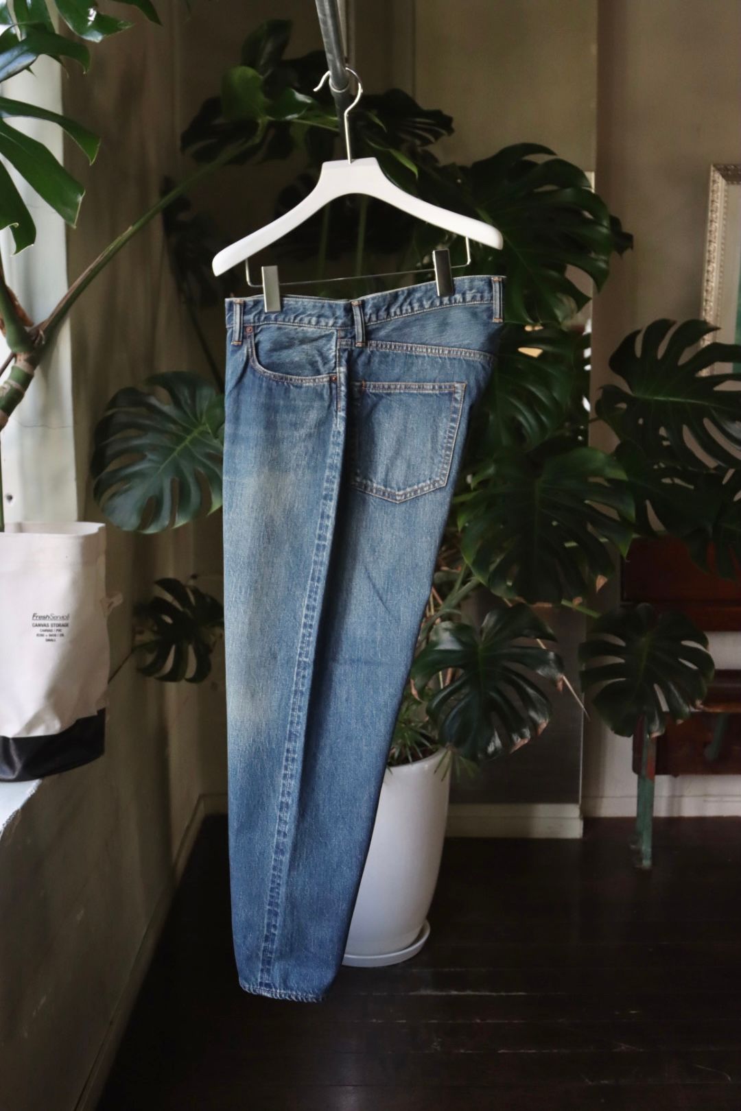 A.PRESSE - アプレッセ22FWデニム Washed Denim Wide Pants