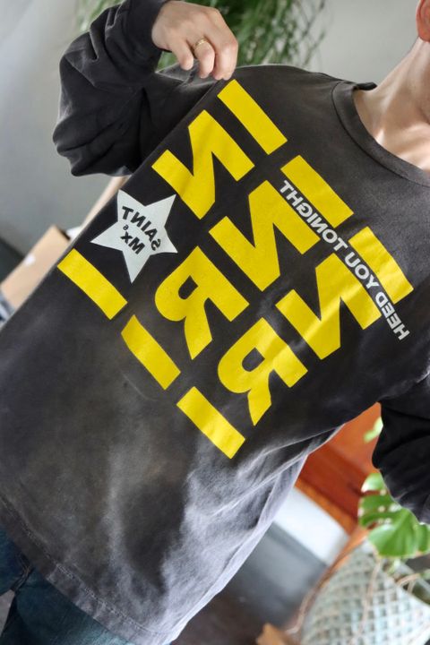 ©SAINT M×××××× LS TEE INRI"BLACK"style.