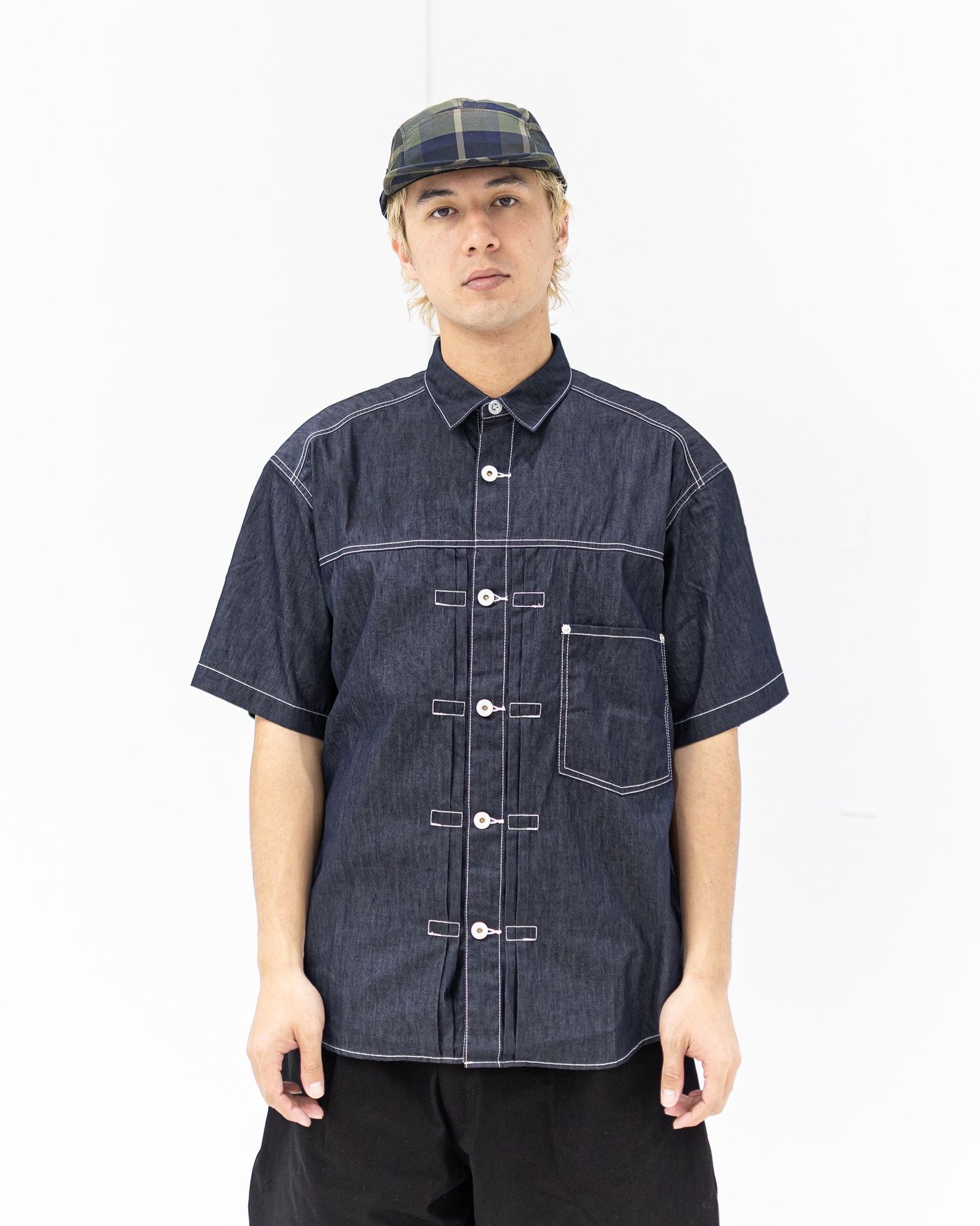 COMME des GARCONS HOMME 綿ライトオンスデニム半袖シャツ 4月3日(金)新作発売！