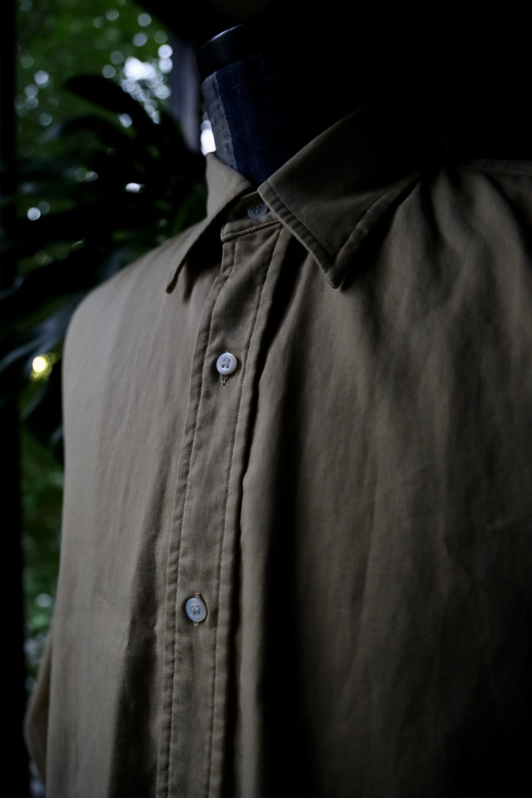 Double Weave Twill Regular Collar Shirt(24AAP-02-07H)BEIGE☆7月13日(土)発売！