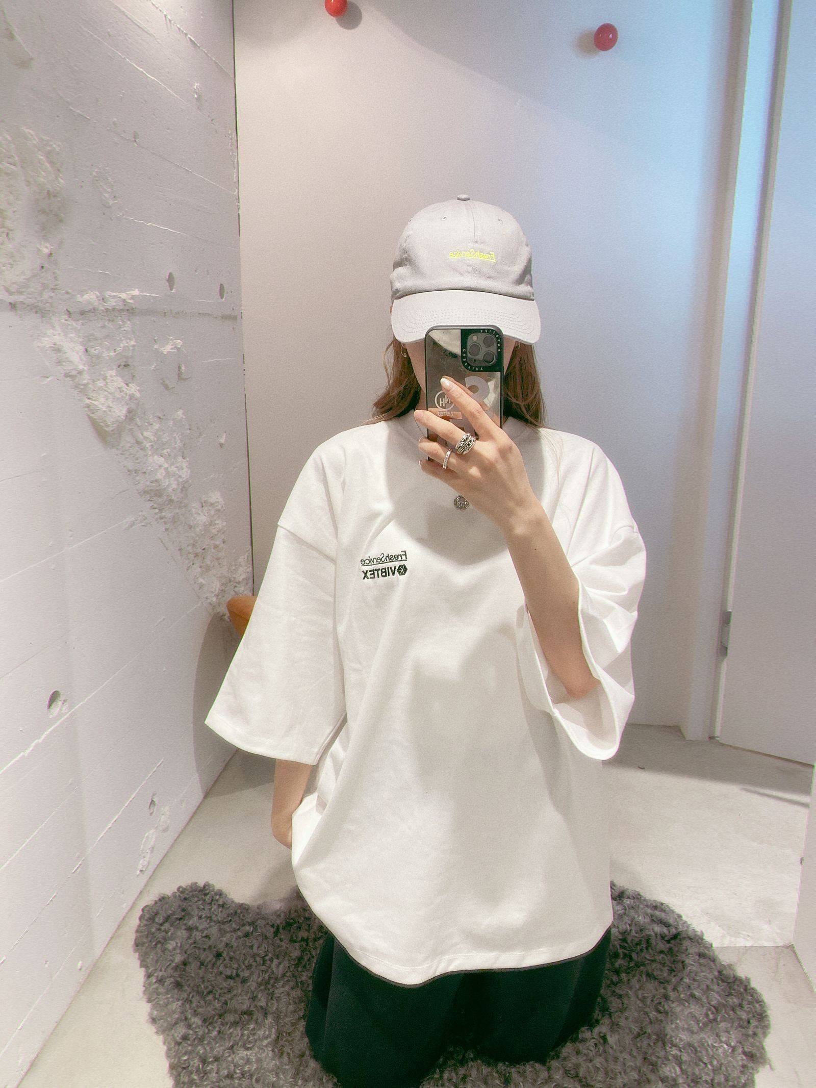 VIBTEX for FreshService S/S CREW NECK TEE(FSC252-70003)WHITE