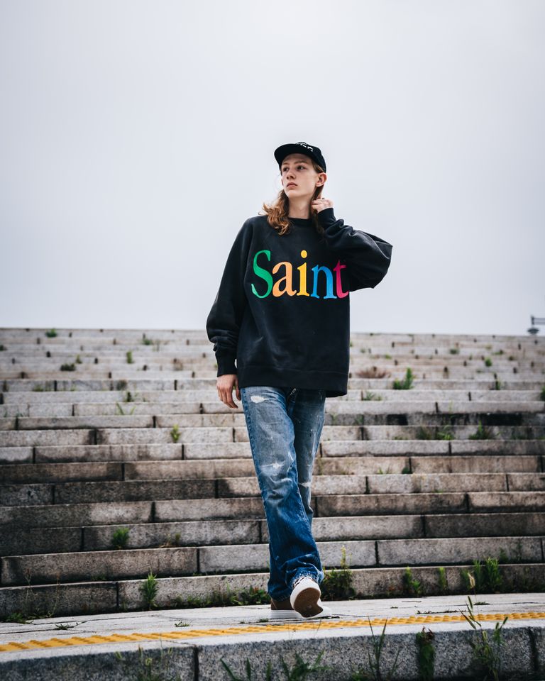 SAINT M×××××× - セントマイケル 22AW COLOFUL SAINT CRW SWT(SM-A22 