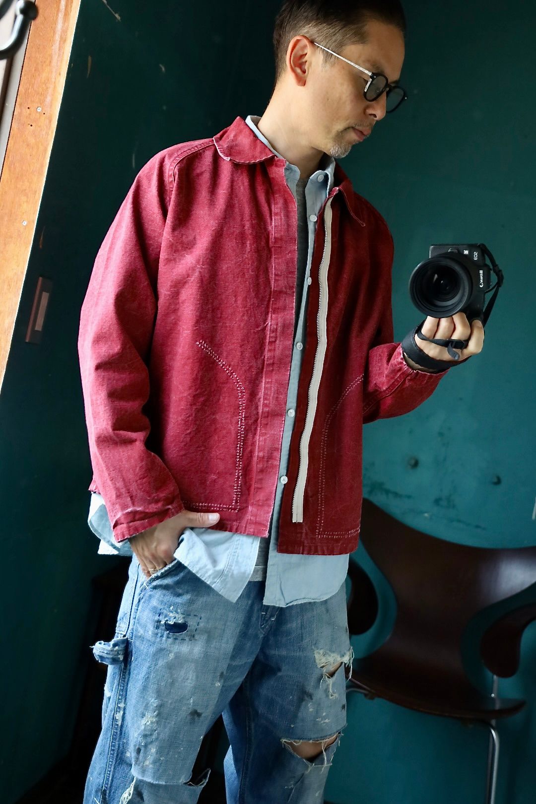 A.PRESSE - アプレッセ 2025 STYLE2 Vintage Hunting Jacket