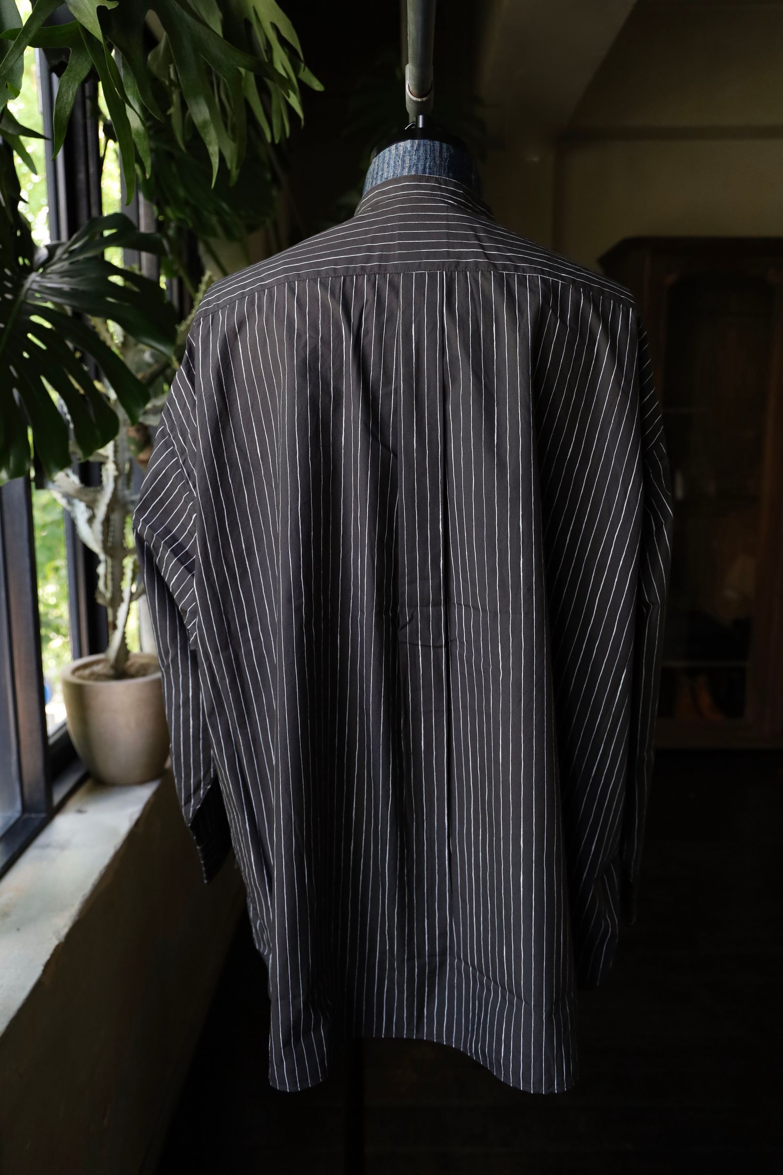 S.F.C 24FW エスエフシー NO COLLAR SFC SHIRT(SFCEW24S03)Charcoal☆9月21日(土)発売！