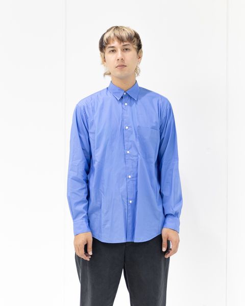 グラフペーパーシャツ Broad Regular Collar Shirt (GM263-50005B)BLUE☆7月18日(土)新作発売！