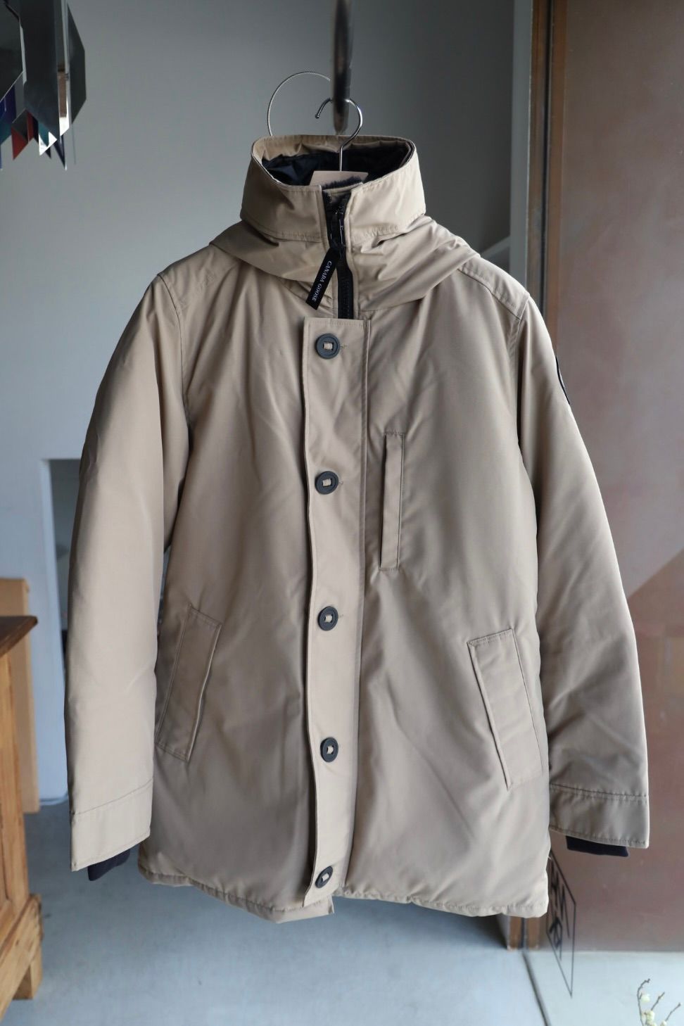 カナダグースメンズ ジャスパーパーカーブラックレーベルJasper Parka Black Label (3438MBJ)Tan☆新作発売！