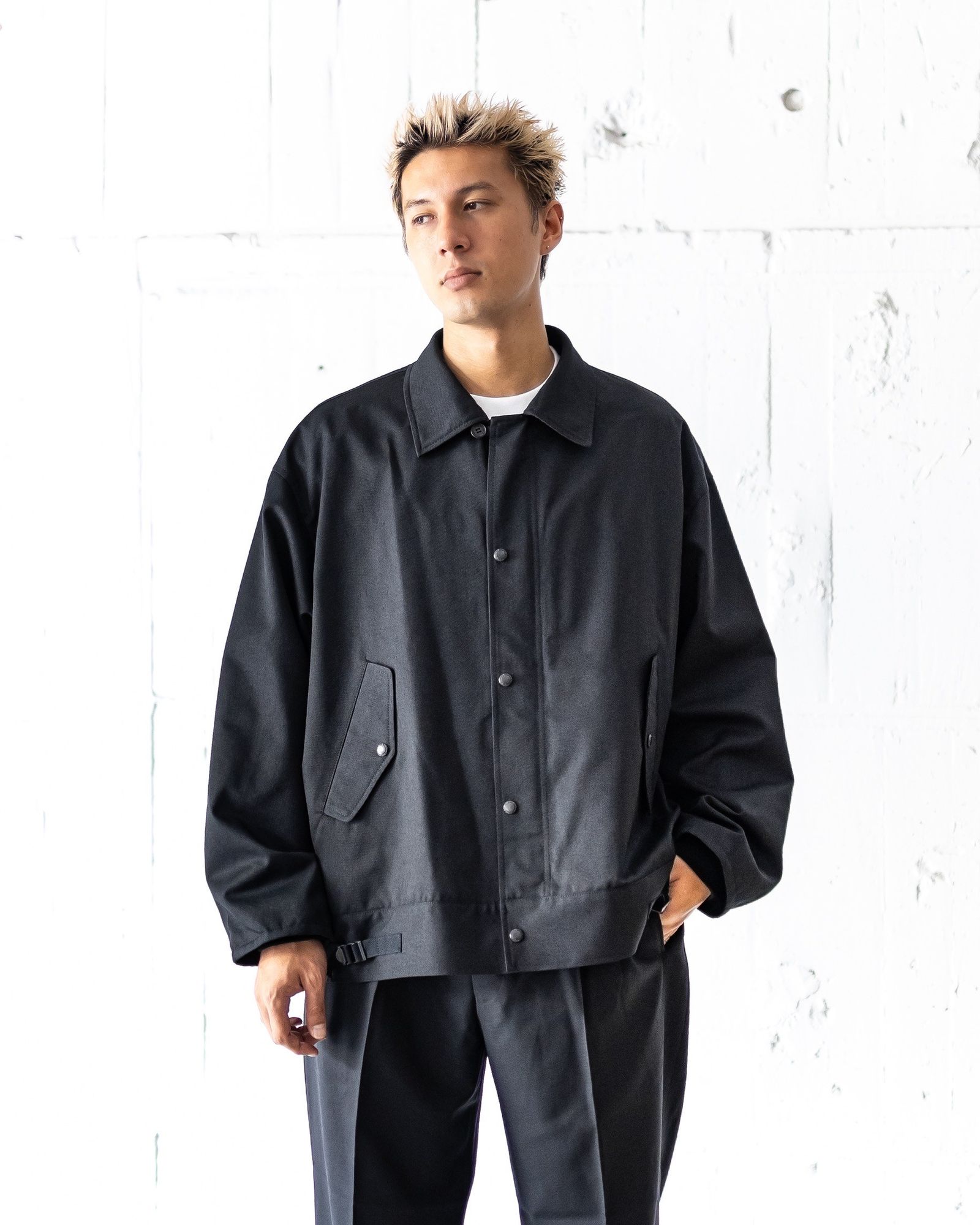 COMME des GARÇONS HOMMEオム黒 ミリタリー風 ジャケット COMME des GARCONS HOMME - コムデギャルソンオム25FW ウール