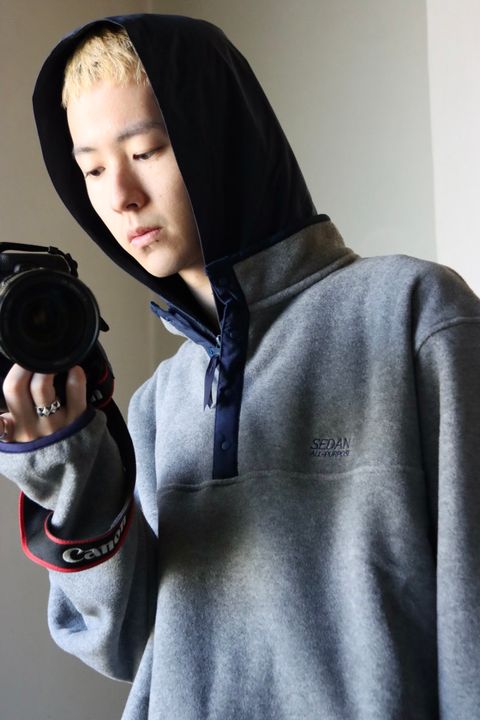 SEDAN ALL-PURPOSE セダンオールパーパス FW23 Fleece Snap Pulloverスタイル