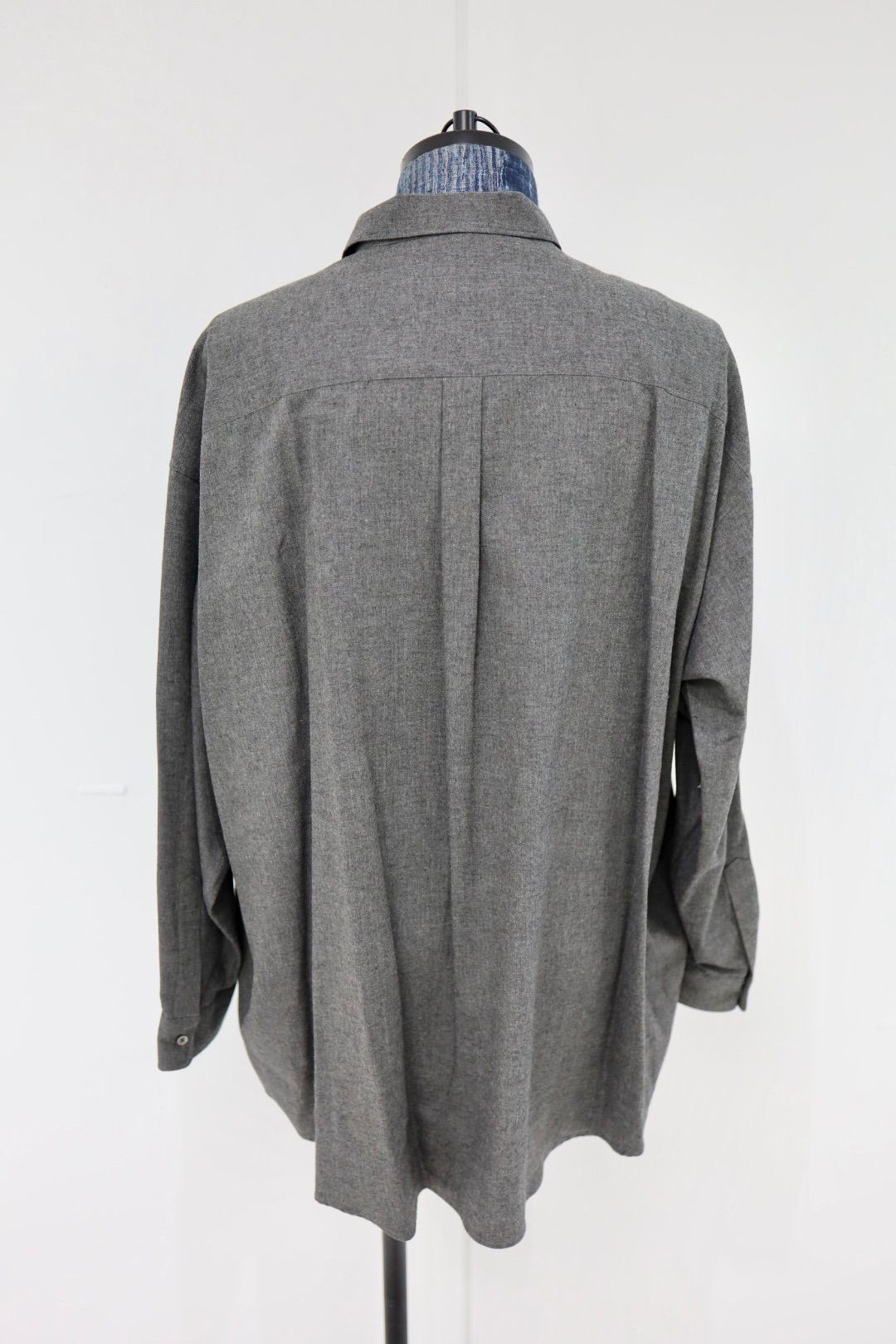 グラフペーパー 25AW SIDOGRAS Cotton Herringbone Flannel Sleeping Shirt(GM254-50044)GRAY☆10月25日(土)発売！