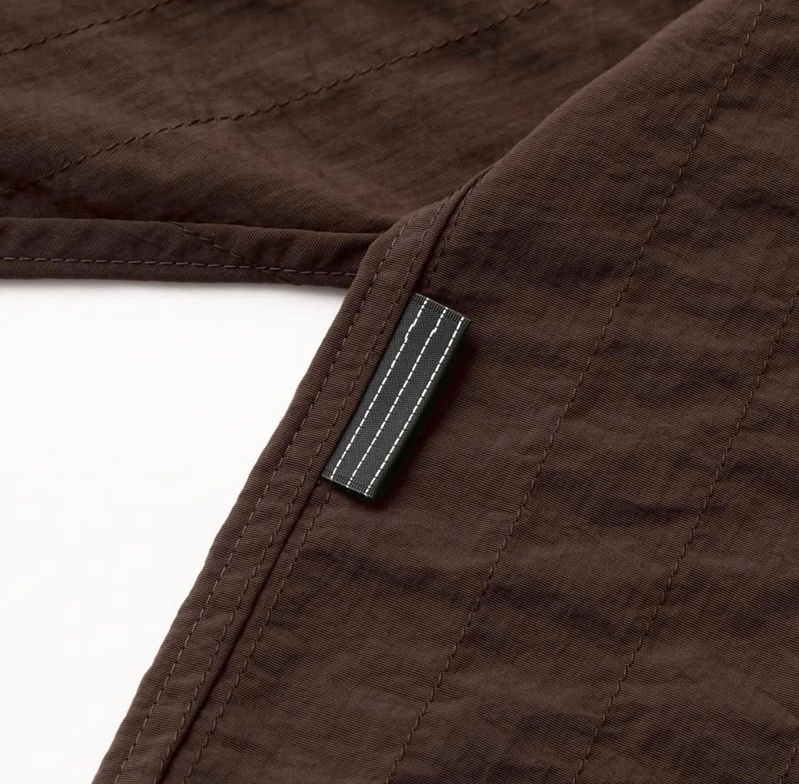 S.F.C 25FW エスエフシー SFC NYLON STITCHED SHIRTS (SFCFW25S01)D Brown☆10月25日(土)発売！