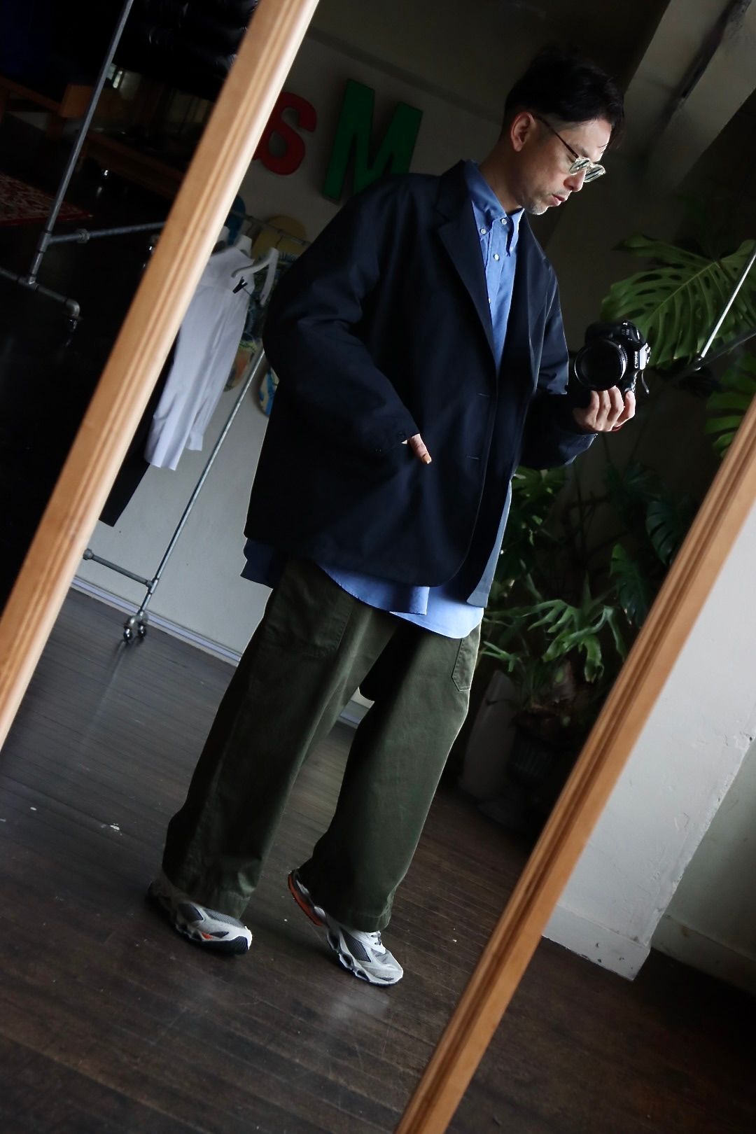 Graphpaper Oxford Oversized B.D Pullover Shirtスタイル | 3117 | mark