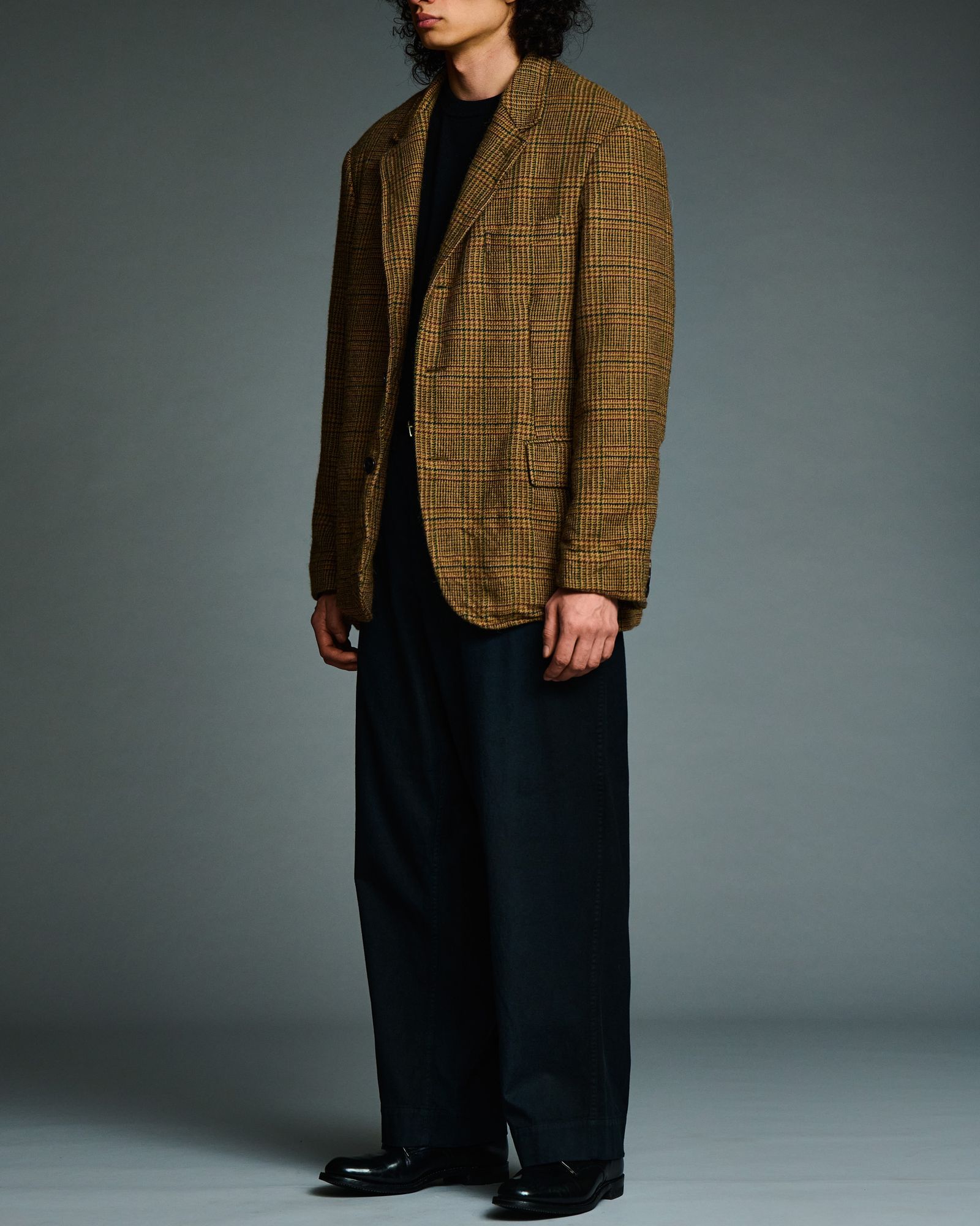 アプレッセ 2026 STYLE2 Washed Alpaca Wool Tweed Jacket(26AAP-01-28)BROWN☆10月17日(土)新作発売！
