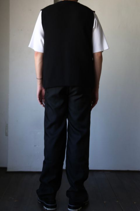 MATSUFUJI Modified Farmers Knit Vest style.2021.1.16.