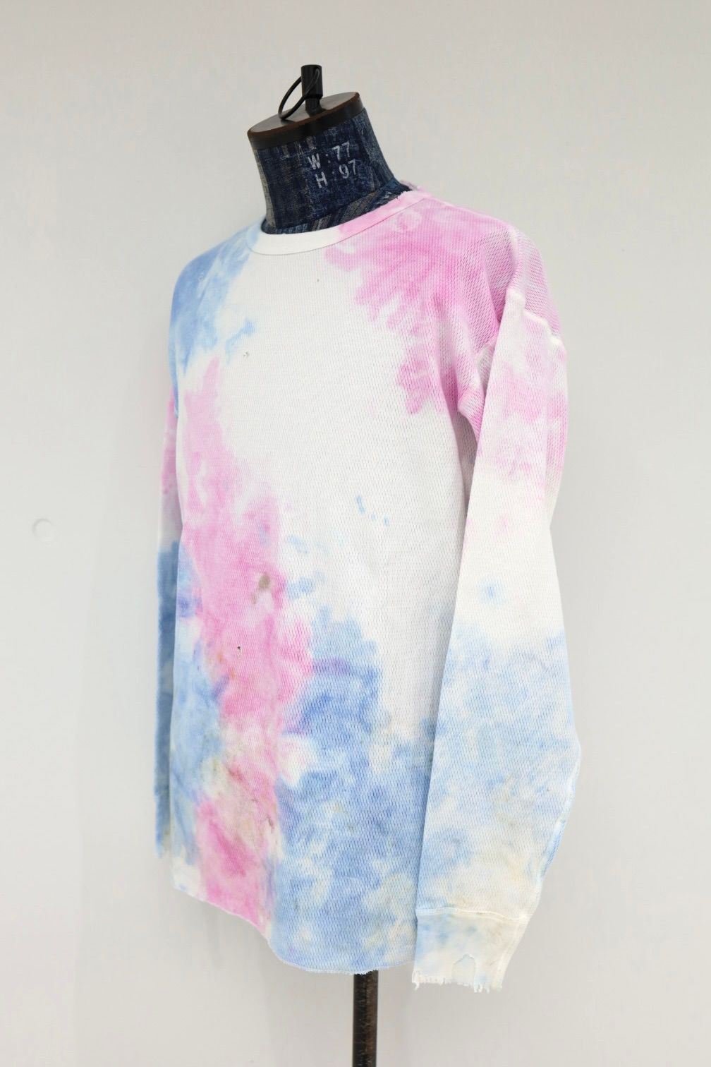 セントマイケル 26SS HONEYCOMB THARMAL SHIRT(SM-MK8-0000-035)TIE DYE☆3月7日(土)発売！