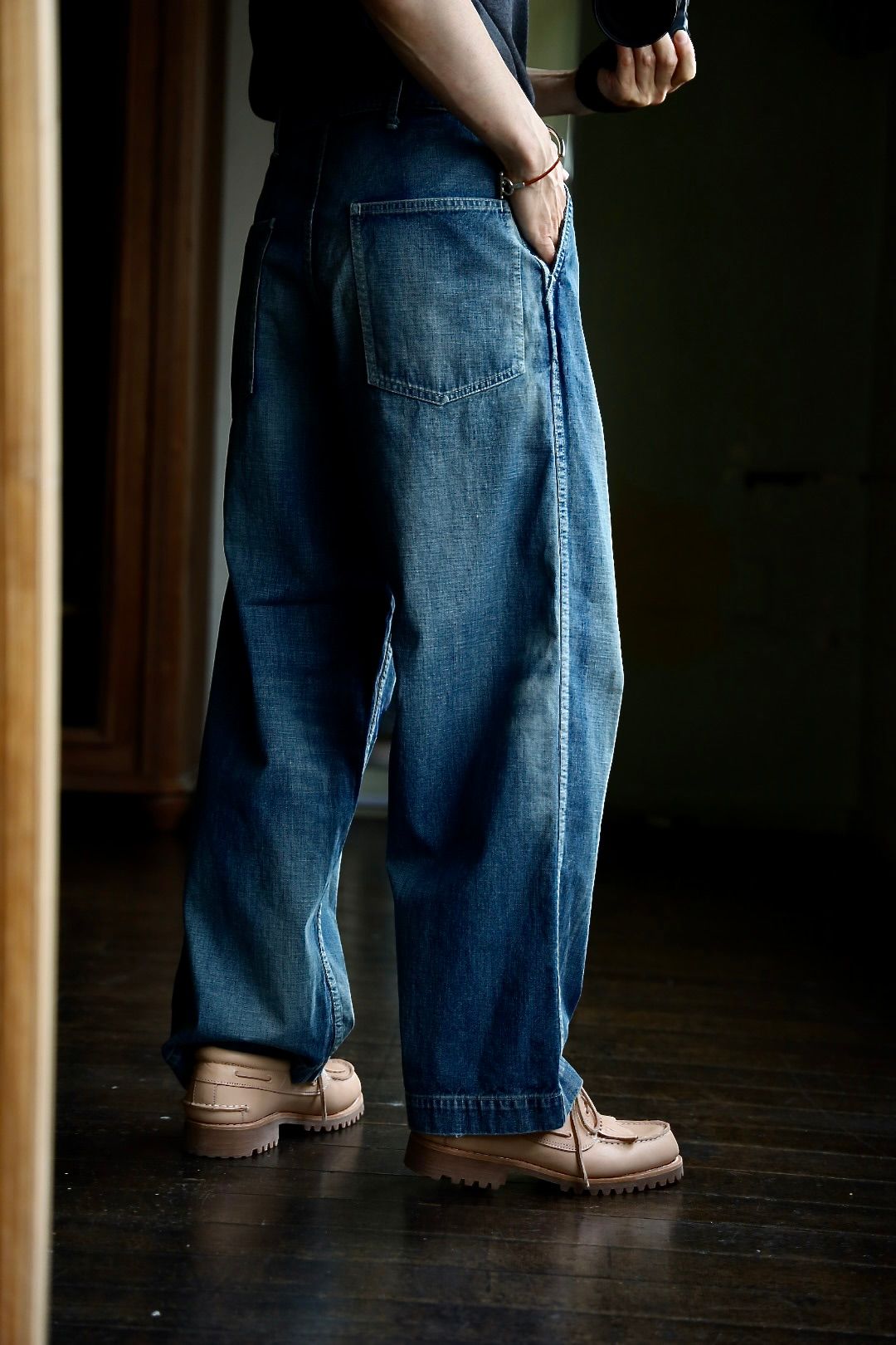 アプレッセ US ARMY DUNGAREE DENIM TROUSERS US Army Dungaree Denim Trousers(1(MEN) Indigo/インディゴ): A
