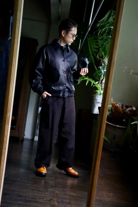 blurhms Wool Napping Side Seamless 4P Pantsスタイル.2024.8.24.