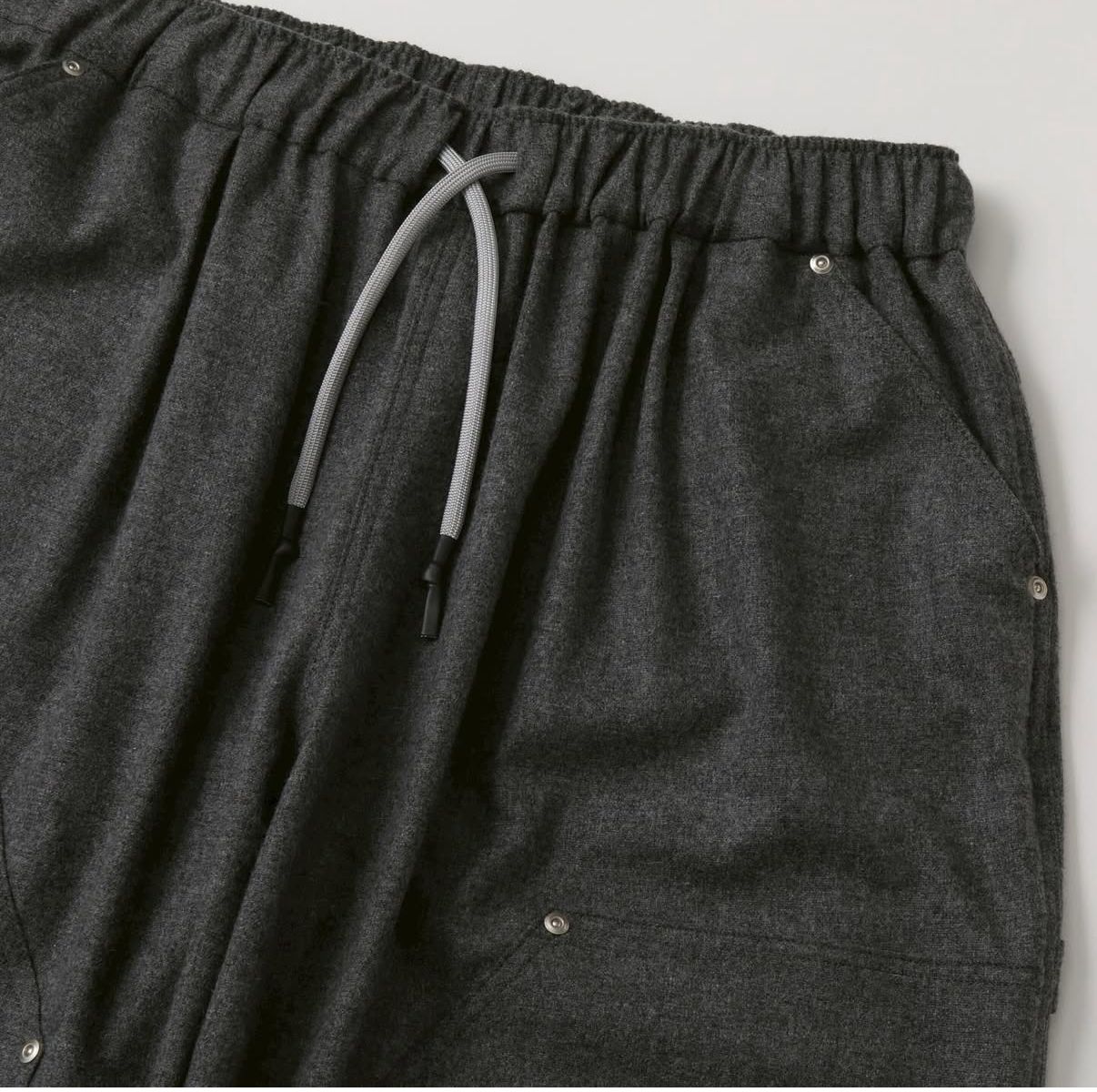 S.F.C 25FW エスエフシー CASHMERE WOOL DOUBLE KNEE PANTS(SFCFW25P08)Grey M★11月22日(土)発売！
