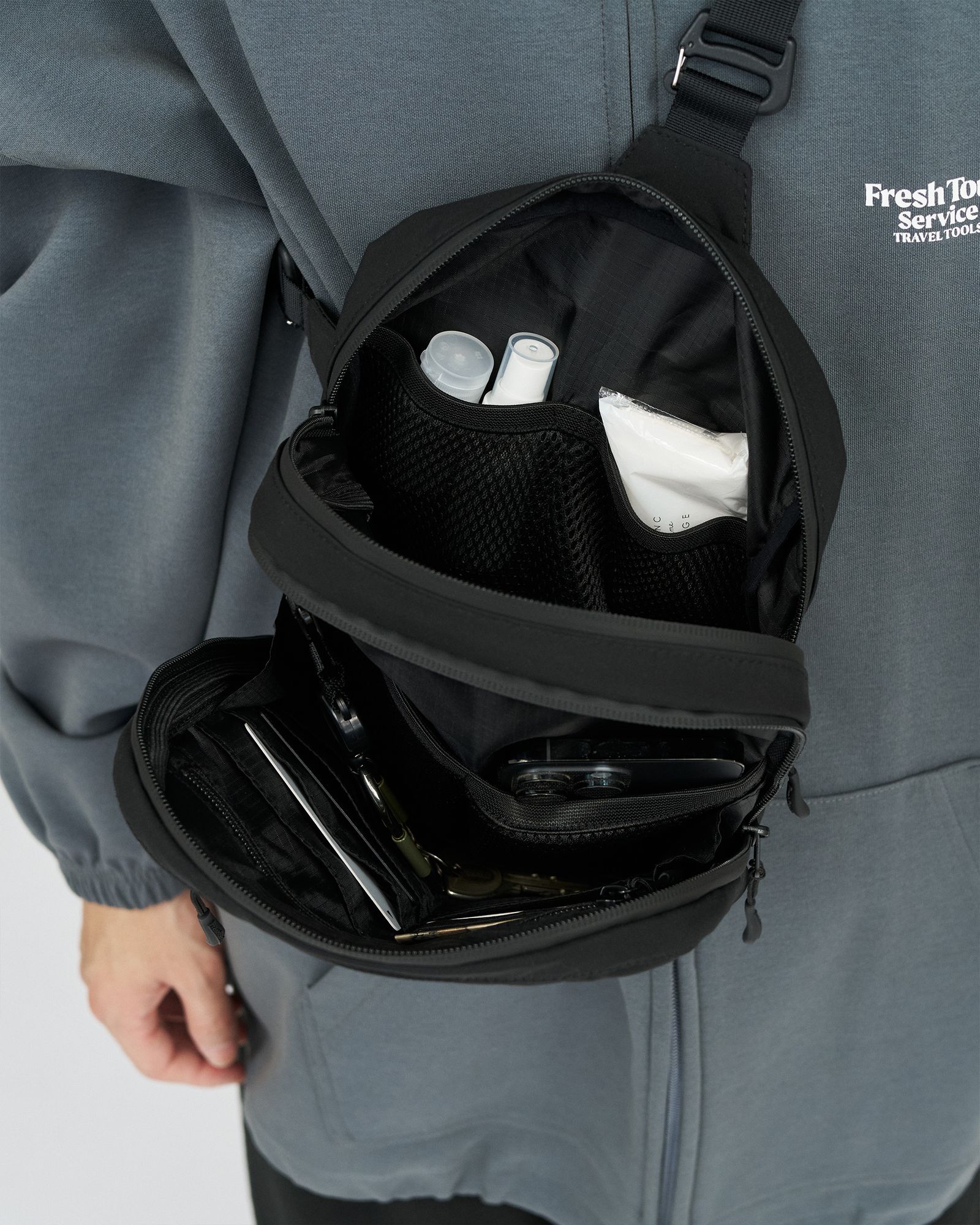 フレッシュサービス UTILITY SLING BAG(FSP253-90069)BLACK☆11月22日(土)発売！