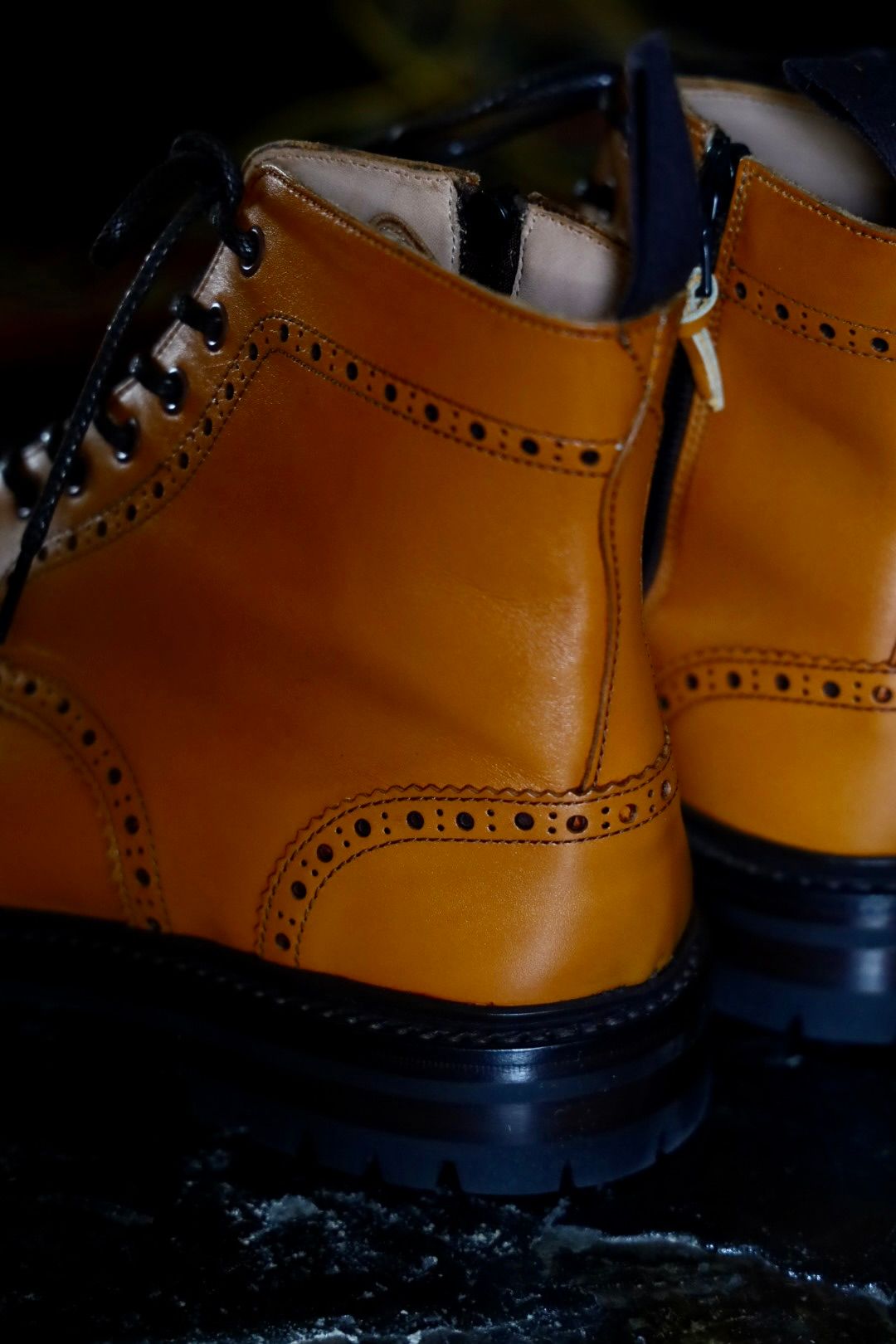 コムデギャルソンオム24AW TRICKERS(HN-K103-001)LIGHT BROWN
