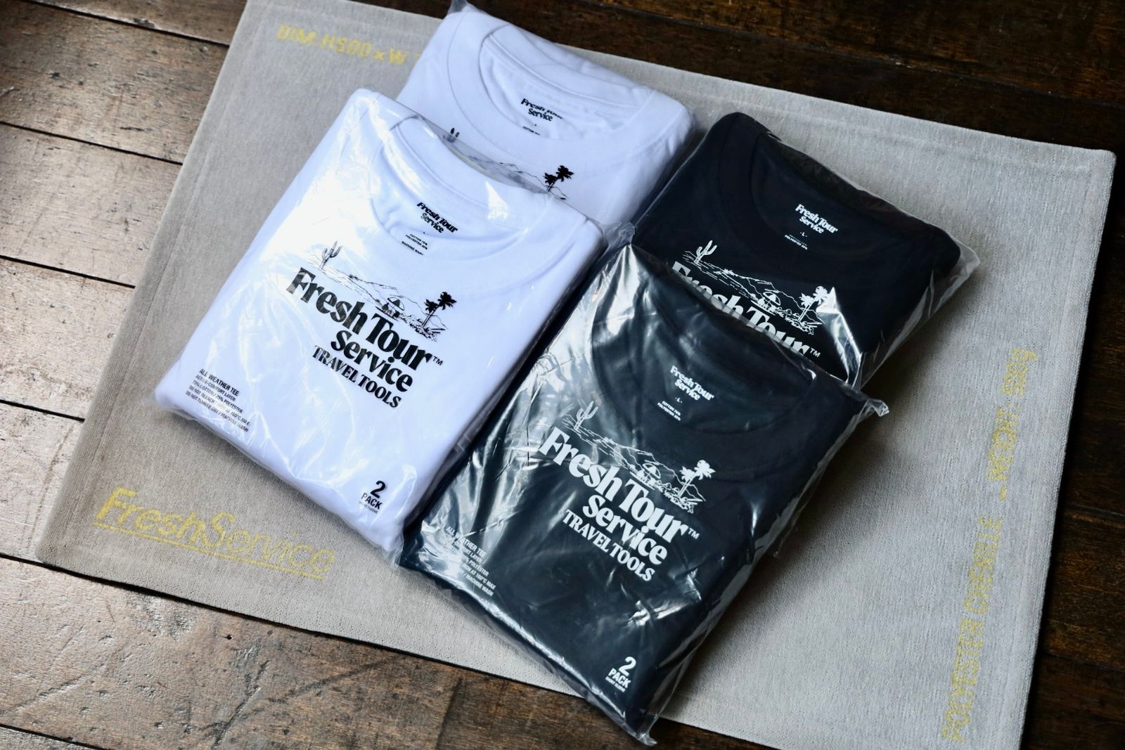 フレッシュサービス 2-PACK ALL WEATHER TEE(FSP253-70204B)WHITE★8月16日(土)発売！