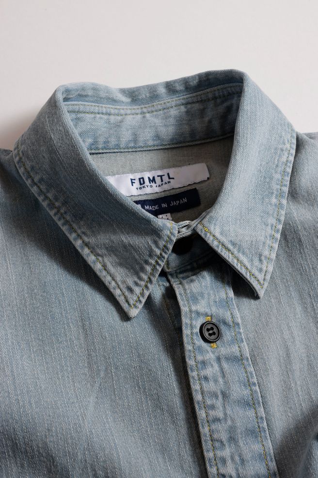 ファンダメンタル 26SS KYTE SHIRT 3YR WASH(FA26SH13U)INDIGO☆新作発売！