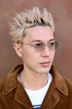 ノチノオプティカル KOUGETSU NOCHINO-N13 #2 PLUTINUM SILVER × GREY GREEN to D.GREY (調光モデル)