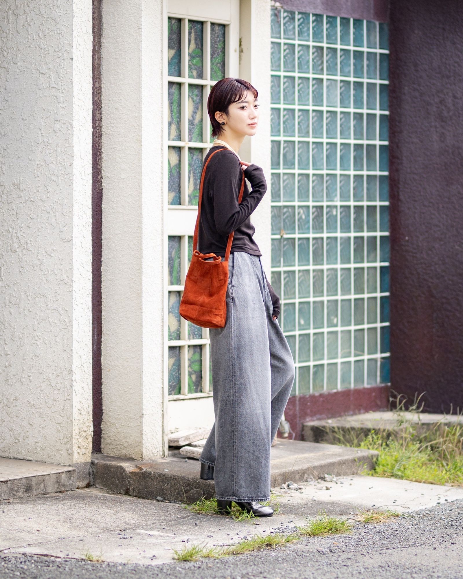 Morphee / モルフェトートバッグ 2WAY SMALL TOTE(SHORT) SUEDE[TERACCOTTA]☆新作発売！