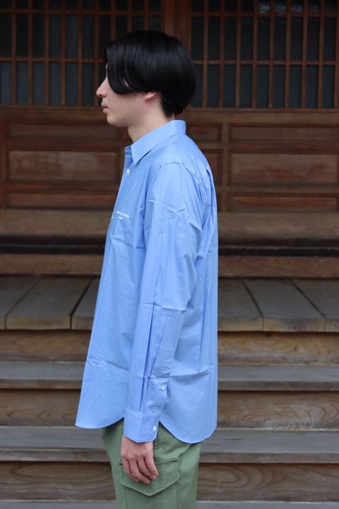 Comme Des Garcons Homme 綿ブロードロゴプリントシャツ(HH-B015-051) style.2020.9.5.