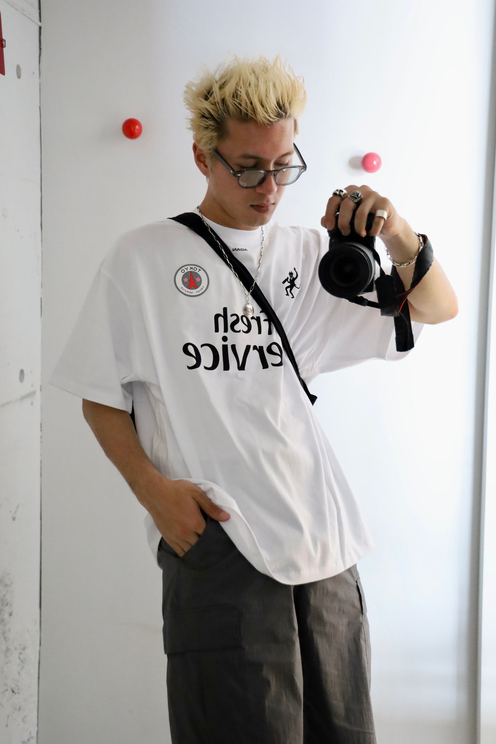 FreshService CORPORATE PRINTED S/S TEE “FOOTBALL” ミックススタイル