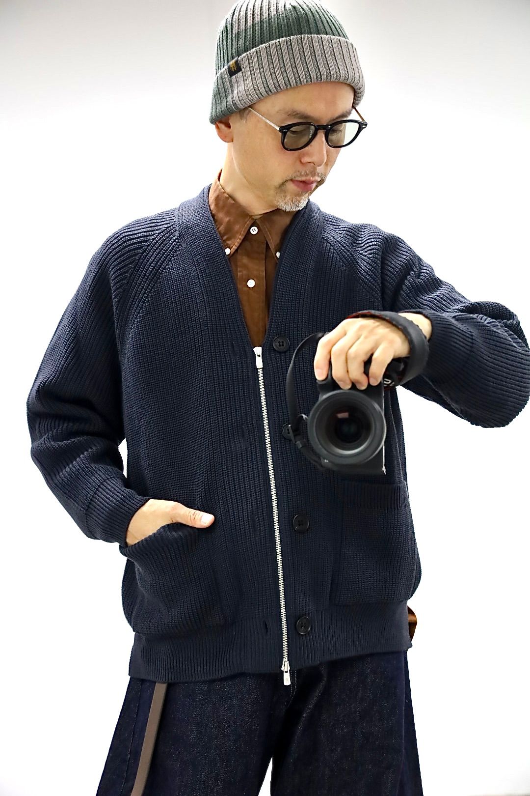 COMME des GARCONS HOMME 26FW BATONER ZIPカーディガンスタイル