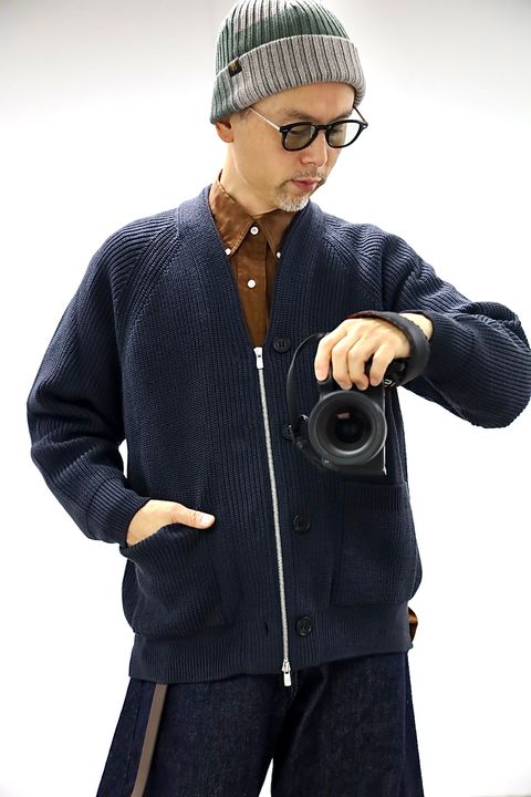 COMME des GARCONS HOMME 26FW BATONER ZIPカーディガンスタイル