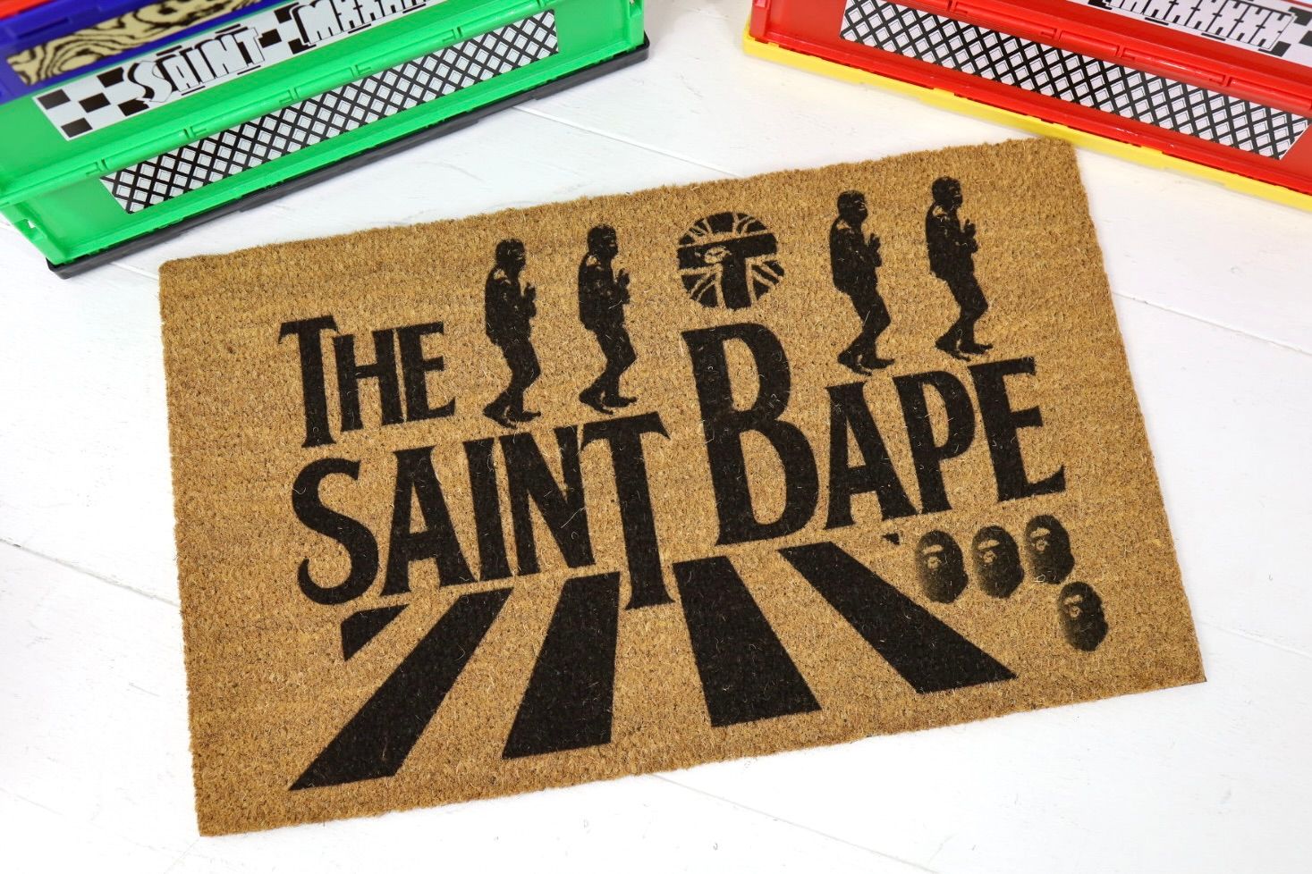 セントマイケル 26SS BAPE_DOORMAT(SM-MK8-0000-C62)BROWN☆2月7日(土)10:00発売！
