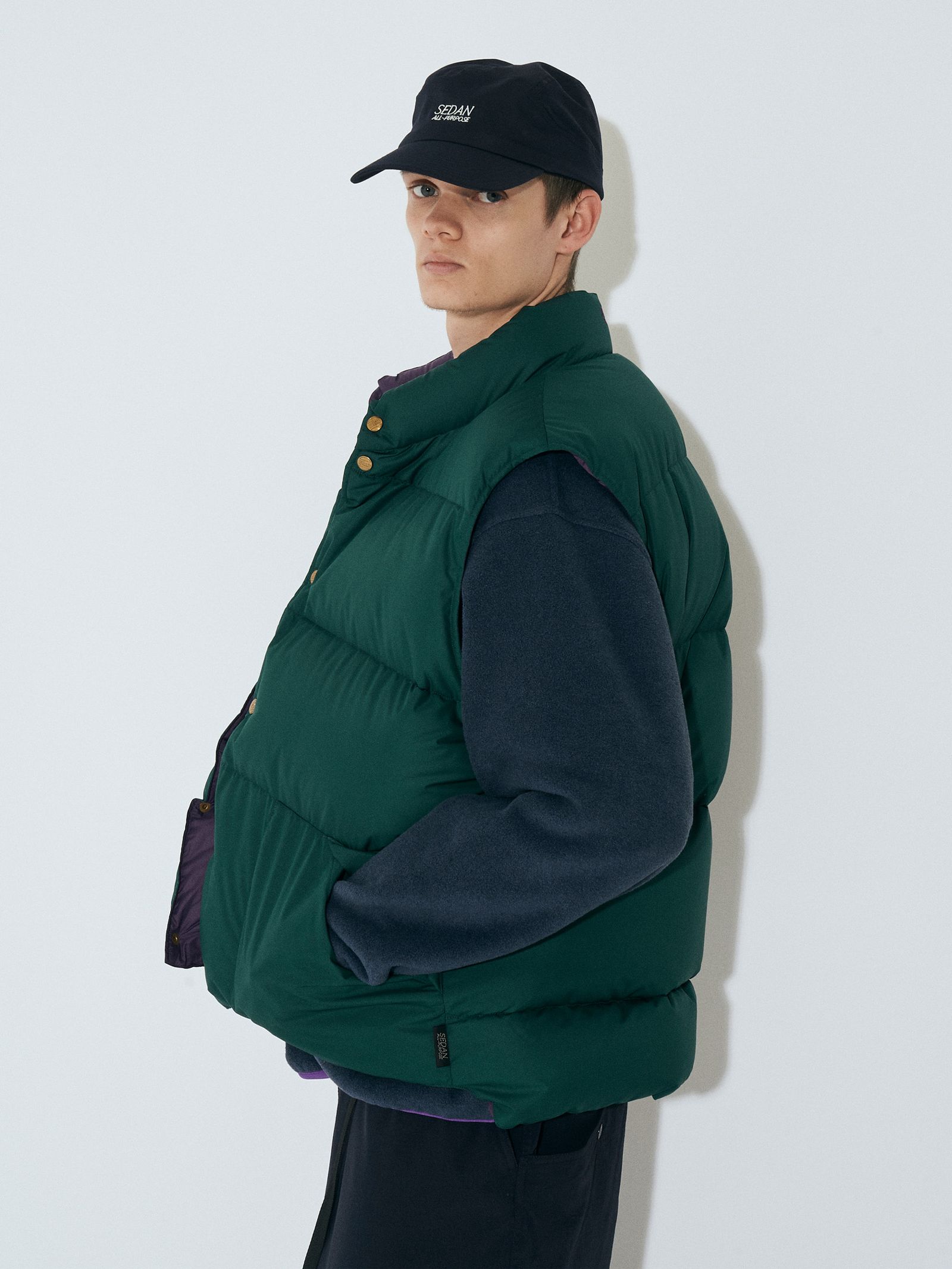 セダンオールパーパスFW23 Classic Down Vest (SD23F-JK01)Hunter Green☆9月23日(土)発売！