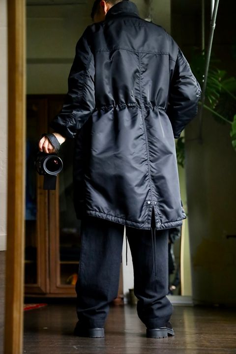 COMME des GARCONS HOMME ナイロンツイルコートスタイル2024.10.08.