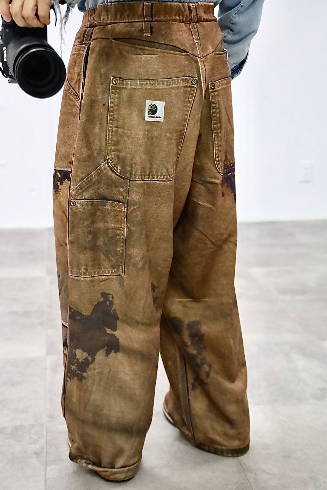 トーキングアバウト ジ アブストラクション 26SS パンツ PRINT DUCK WIDE PT(26SS-PT-002CH)BROWN新作発売！