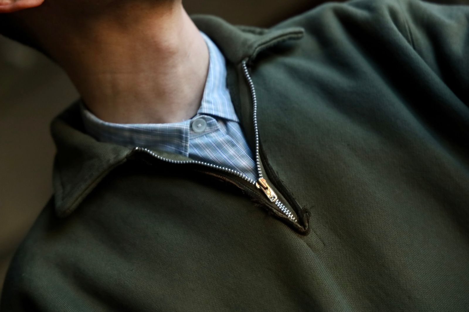 A.PRESSE - アプレッセ Vintage Half Zip Sweat Shirt(25SAP-05 A.PRESSE - アプレッセ Vintage Half Zip Sweat Shirt(25SAP-05