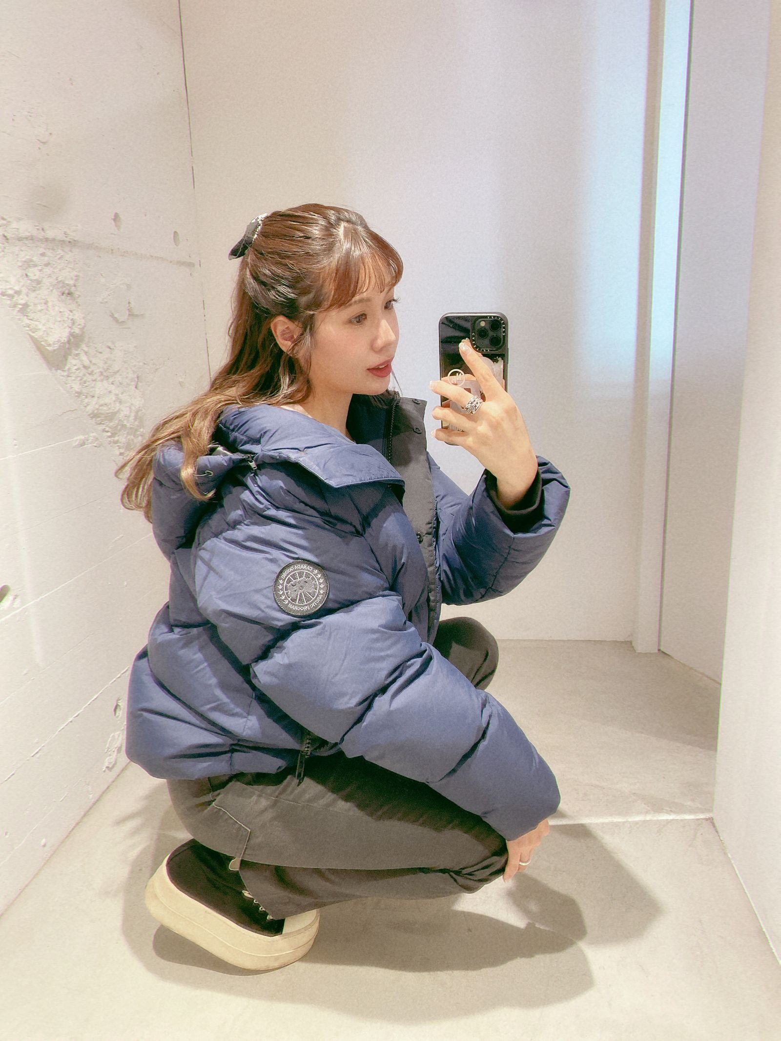 CANADA GOOSE レディース新作Bryden Puffer Black Label style.2024.10.18