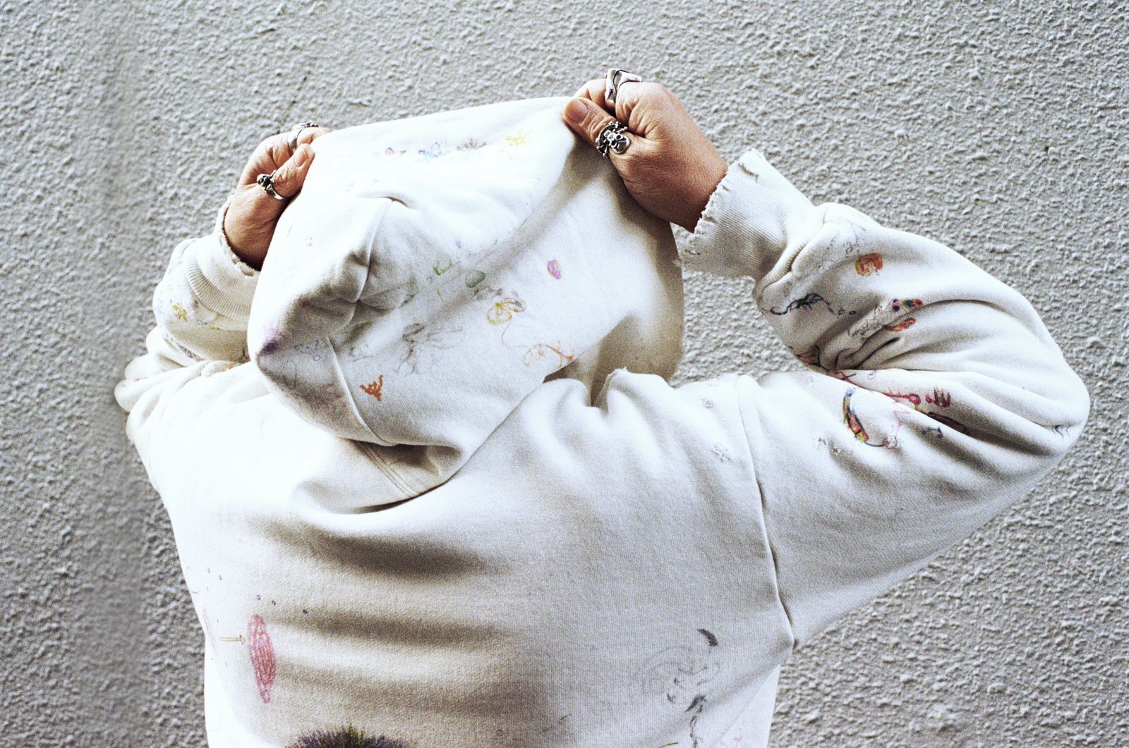 セントマイケル 26SS COCO_DOUBLE FACE HOODIE (SM-MK8-0000-C17)WHITE☆2月21日(土)10:00発売！