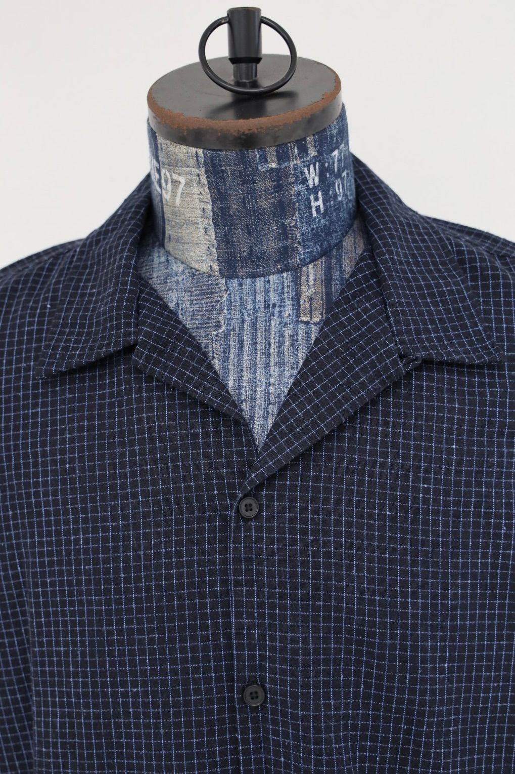 A.PRESSE - アプレッセ 2026 STYLE2 Silk Nep Loop Collar Shirts