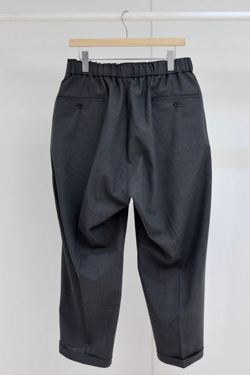 S.F.C 26SS エスエフシーTWO TUCK S WOOL PANTS(SFCSS26P06)Charcoal☆1月24日(土)発売！