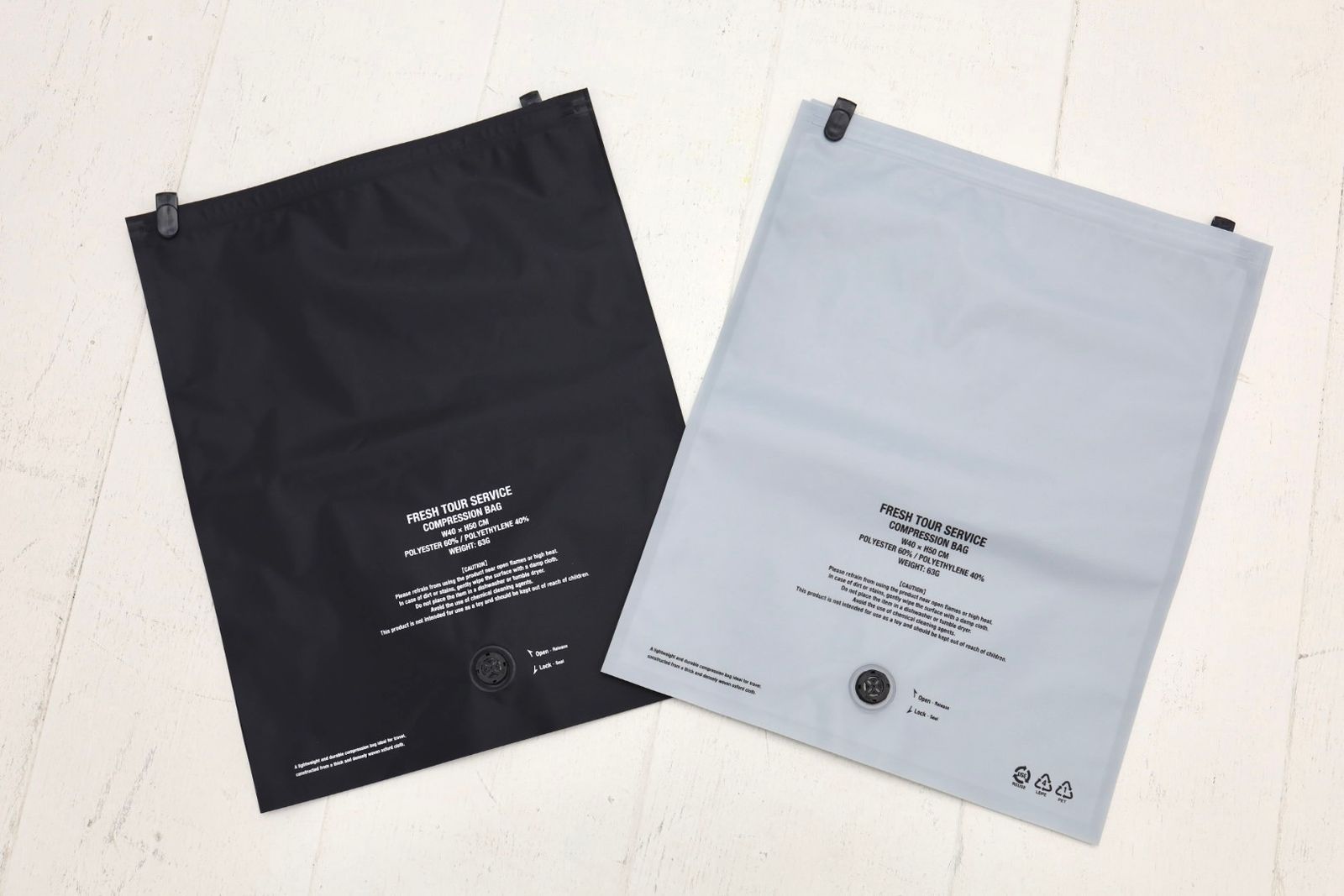 フレッシュサービス 2-PACK COMPRESSION BAG_M(BLACK)☆6月6日(土)発売！