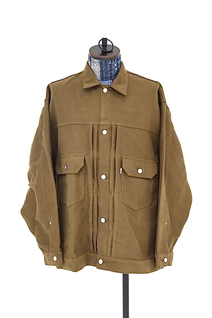 グラフペーパー Cotton Double Serge Jacket(GM263-20450)BROWN☆8月8日(土)発売！