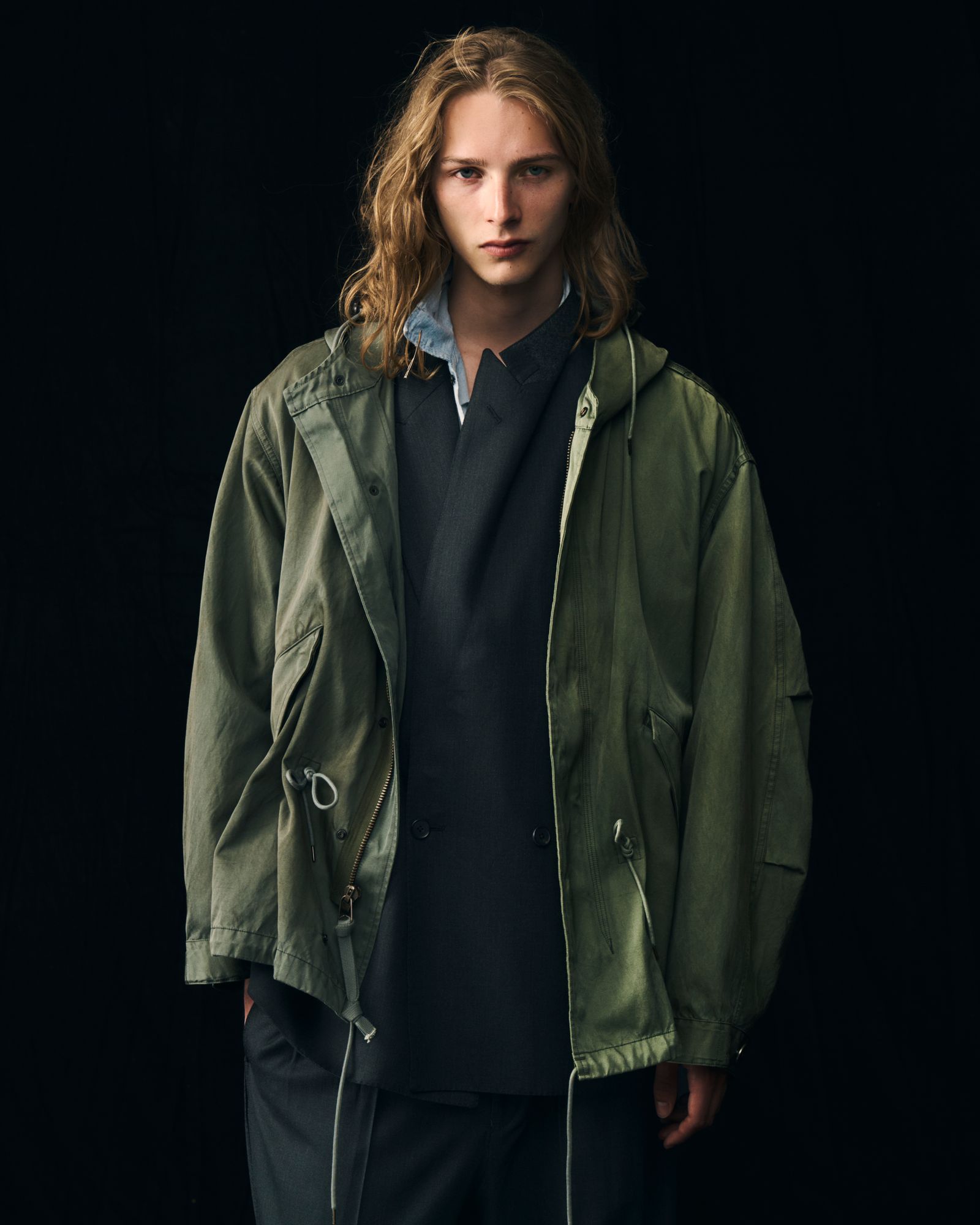 アプレッセ 2026 STYLE1 Vintage Silk Hoodie Jacket (26SAP-01-24)SAGE☆1月24日(土)発売！