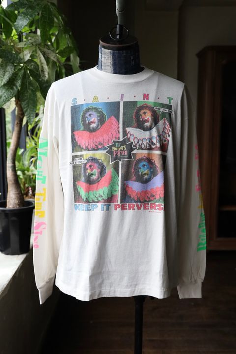 セントマイケル Tシャツ KEEP IT LS TEE(SM-HR1-0000-037)WHITE★9月27日(土)発売！