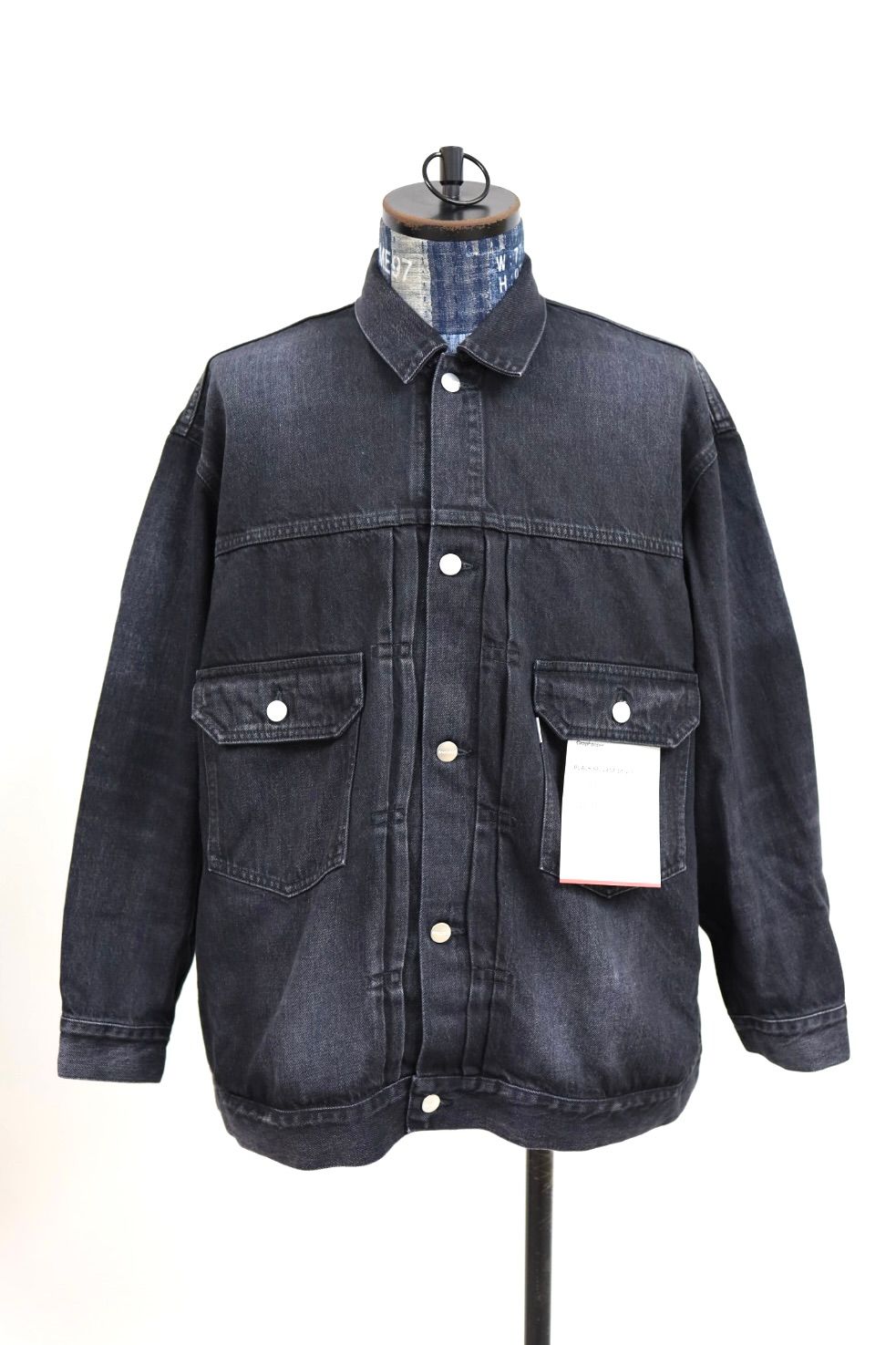 グラフペーパー Selvage Denim Jacket(GU261-20054DB)BLACK_DARK FADE★1月24日(土)発売！