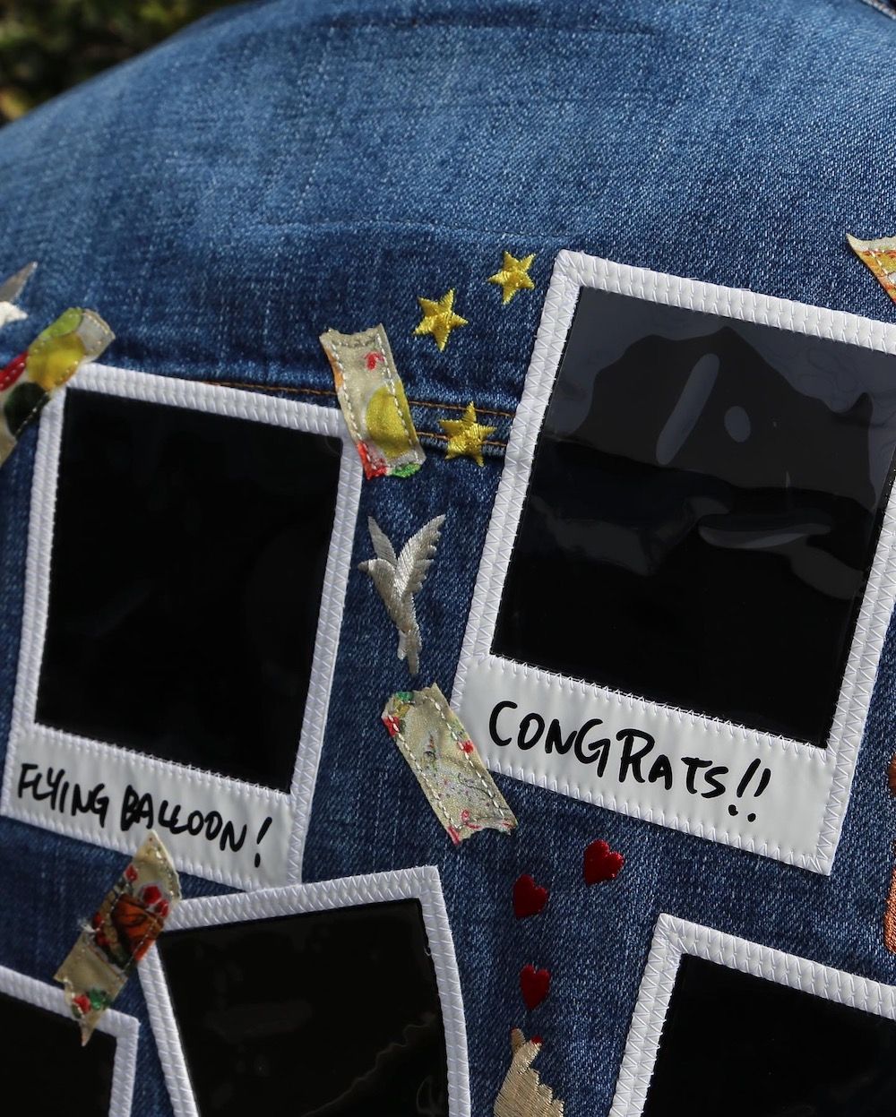 doublet MEMORIAL POLAROID DENIM JACKET(21SS06BL115) style. 2021.03.29.