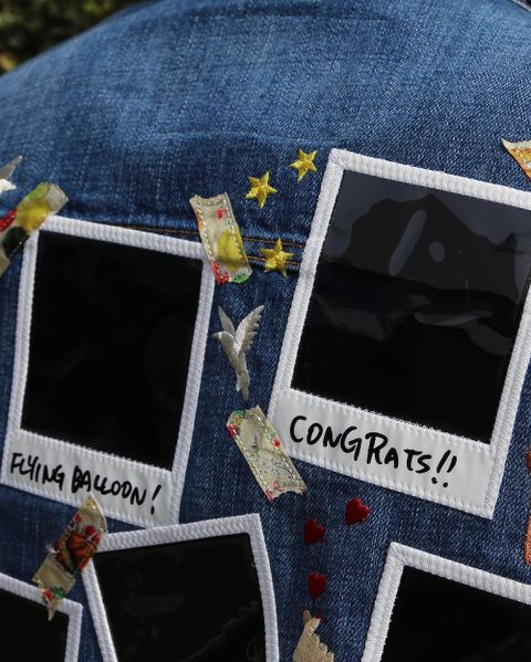 doublet MEMORIAL POLAROID DENIM JACKET(21SS06BL115) style. 2021.03.29.