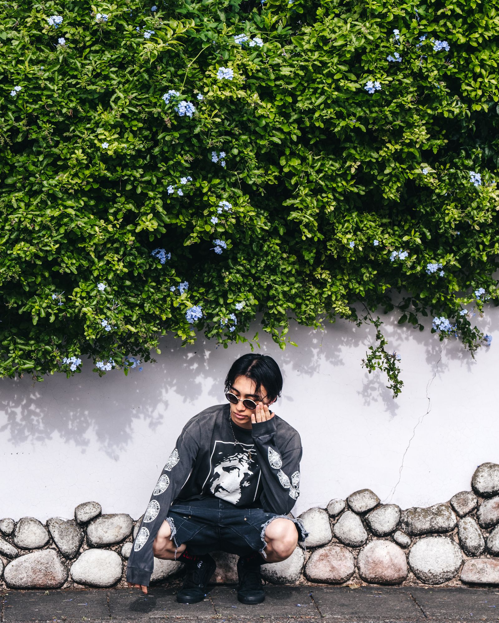 セントマイケル25SS LOVE SAINT LS TEE(SM-HR8-0000-033)BLACK☆3月8日(土)発売！