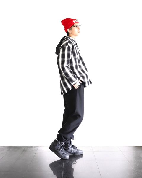 ©SAINT M×××××× セントマイケル 23AW CHECK SHIRT PARKAスタイル