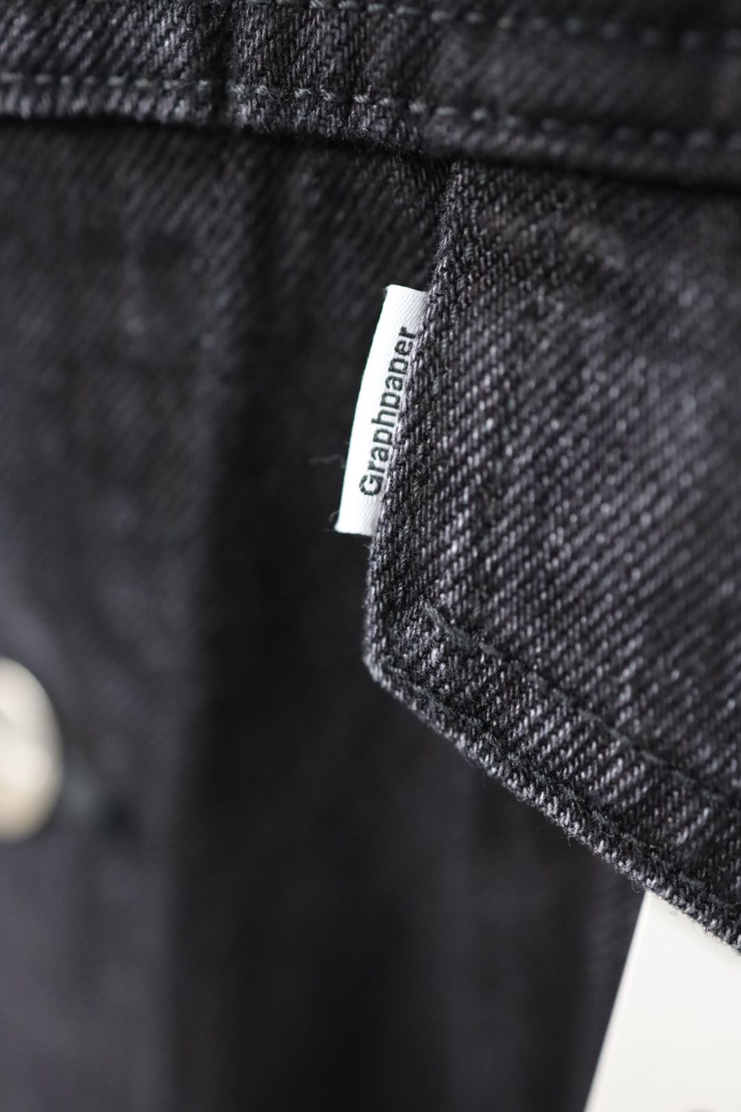 グラフペーパー Selvage Denim Trucker Jacket(GU261-20055DB)BLACK_DARK FADE★1月24日(土)発売！
